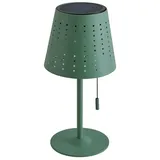 LINDBY Solarleuchte Metall 1 x 2,1 W LED spritzwassergeschützt IP44 grün