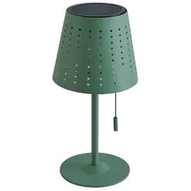 LINDBY Solarleuchte Metall 1 x 2,1 W LED spritzwassergeschützt IP44 grün