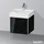 Duravit XSquare Waschtisch-Unterschrank XS416004040, 48,4x39,7x46cm, 2 Schubkästen, Schwarz Hochglanz