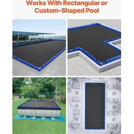 Vevor Wassersack Eckausführung 570 x 565 mm 0,4 mm Dicke inkl. Schraubverschluss