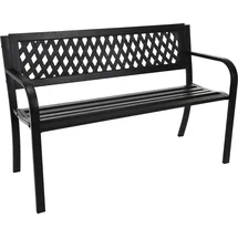 Onshop24.eu Gartenbank 119 x 50 x 75 cm schwarz