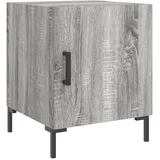 vidaXL Nachttisch Grau Sonoma 40x40x50 cm Holzwerkstoff Modell 4