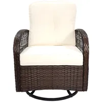 Chillroi Gartensessel Relax-Loungesessel mit Dreh- und Schaukelfunktion