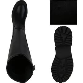 VAN HILL Plateaustiefel Damen Schwarz 39