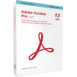 Adobe Acrobat Pro 2020 - Upgrade v. 2017
