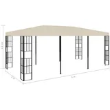 vidaXL Pavillon 3 x 6 m creme