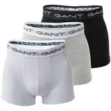 GANT Boxershorts unifarben grau XXL 3er Pack
