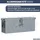 deluke DELUKE® Aluminiumbox mit Deckel - Abschließbar Alubox Deichselbox Alu Anhängerbox Werkzeugkiste Metall Transportbox Metallkiste, 48,5x14x20cm Silber