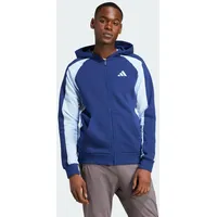 Adidas Seasonal Essentials Colorblock Reißverschlusspullover Dark Blue M