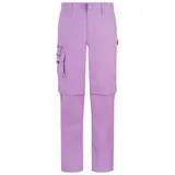 TROLLKIDS Oppland Zipp-Off-Trekkinghose Lila 140