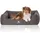 Knuffelwuff Hundebett Leano XXL 120 x 85 cm schwarz