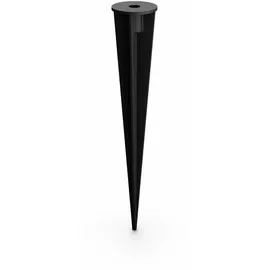 Philips Sockelleuchte Kunststoff 40,0 cm inkl. LED 350 lm schwarz