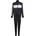 3 Stripes Trainingsanzug Black/Glow Blue/Blue Fusion/White 128