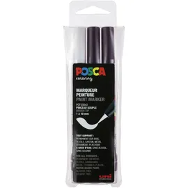 Posca PCF-350 Marker 3 St. Schwarz/Weiß