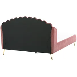 Beliani Ambillou 180 x 200 cm Rosa