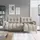 beautysofa Ecksofa MALAGA MINI Beige, L-Form - mit Schlaffunktion, Bettkasten & universeller Ottomane - Beige