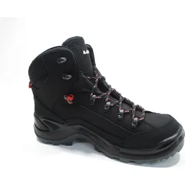 Lowa Renegade GTX Mid Herren schwarz/rubinrot 44,5