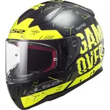 LS2 FF353 Rapid Player Hi-Vis Gelb Schwarz Gr. L 59/60