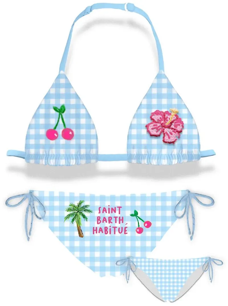 MC2 Saint Barth Holly Classic Triangle Bikini sb habitue vichy 31 emb (03082L) 10 yrs