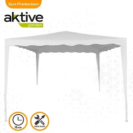 Aktive Quadratischer Pavillon 3 x 2,5 m Weiß