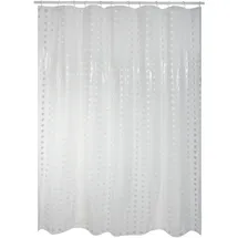 MSV Duschvorhang 180 x 200 cm weiß