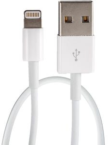 Apple Ladekabel MD818ZM/A, weiß, USB A auf Apple Lightning, BULK, 1m