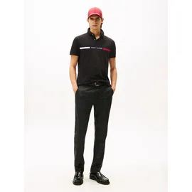 Tommy Hilfiger HILFIGER CHEST INSERT REG POLO schwarz L