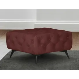 Home Affaire Polsterhocker Amaury Chesterfield-Optik 80 x 45 x 80 cm Rosa