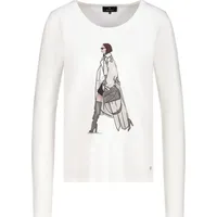 Monari Langarmshirt in off-white | 44