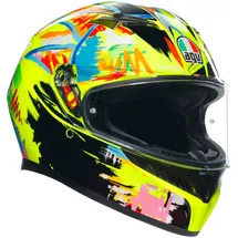 AGV K3 Rossi Winter Test 2019 E2206 Mplk Integralhelm - Multicolour - M