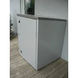 Metalltechnik Dermbach Rollatorbox Rollatorgarage grau/silber