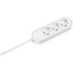 Bachmann Tischsteckdose 387.270 3fach weiss - nicht zu öffnen