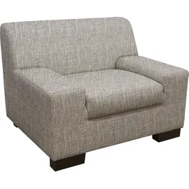 DOMO collection Sessel Norma Top Kunstleder 110 x 74 x 85 cm Beige
