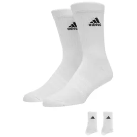 adidas Cushioned Crew Socken 3er Pack White / Black 43-45