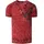 RUSTY NEAL T-Shirt RUSTY NEAL, Herren, Gr. 3XL, rot (weinrot), 100% Baumwolle, bedruckt, normal, Rundhals, Shirts T-Shirt, im coolen Used-Look-Design