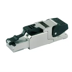 TELEGÄRTNER MFP8 feldkonfektionierbarer RJ-45 Stecker, Kat.6A (Class EA) T568A