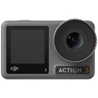 DJI Action 3 Standard Action Cam 4K, Ultra HD, WLAN, Dual-Display, Wasserfest, Touch-Screen, Zeitlup