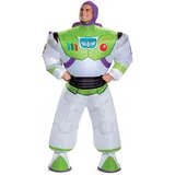 Disguise Toy Story Buzz Lightyear Aufblasbares Kostüm für Erwachsene, Weiß, Einheitsgröße - Einheitsgröße