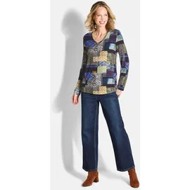 GOLDNER Langarmshirt Blau 23