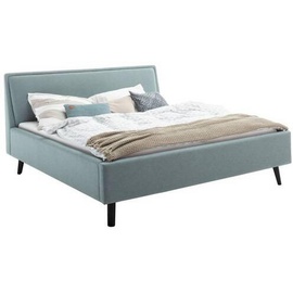Meise Möbel meise.möbel Polsterbett Frieda wahlweise mit Lattenrost und Bettkasten, blau (eisblau)