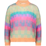 Cartoon Strickpullover Orange/Pink 38