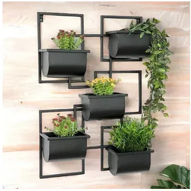 DanDiBo Ambiente Kräuterregal Wandregal 96525 0 x 0 x 0 cm Schwarz