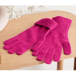 Tchibo - Strickhandschuhe mit Wolle - pink