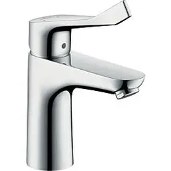 hansgrohe Focus Care Waschtischarmatur 31915000 ComfortZone 100, extra langer Hebel, ohne Ablauf