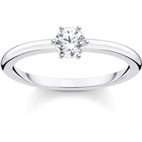 Thomas Sabo Ring weißer Stein silber 925 Sterling Silber TR2313-051-14-50