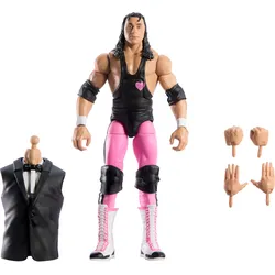 WWE Elite Collection Premium Live-Event Bret Hart Actionfigur-Set, WrestleMania-Sammelfigur