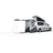 Brunner Pilote Heckzelt 135 cm Grau