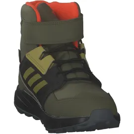 Adidas Terrex Trailmaker High Cold.RDY Hiking Shoes Wanderschuhe, Focus Olive/Pulse Olive/Orange, 33 EU