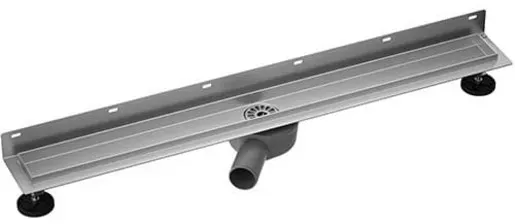 Duschrinne Bemeta Silber Edelstahl/Kunststoff 254653251