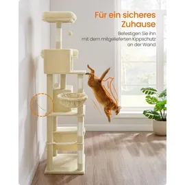 Songmics Feandrea Kratzbaum 199 cm beige